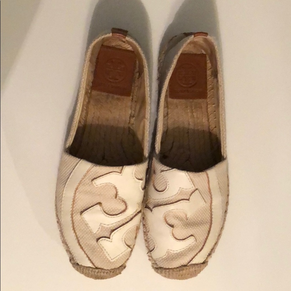 Tory Burch Logo Espadrilles in size 6